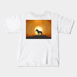 Dingo in the Australian Desert Kids T-Shirt